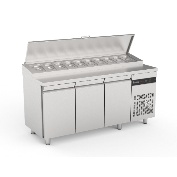 Preparation Stations with Stainless Steel Top - INOMAK Refrigerators