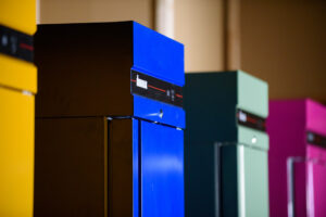 Coloured Cabinets & Counters - INOMAK Refrigerators - 3